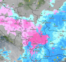 (RADARSKI SNIMCI) OTKRIVEN I DATUM I SAT KADA POČINJE SNEG U SRBIJI Vejaće i u Beogradu! Oglasili se meteorolozi - pogledajte kretanje iz sata u sat