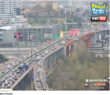 OPET KOLAPS U BEOGRADU: Najkritičnije na Gazeli, gužve ima i u ovim delovima grada (foto)