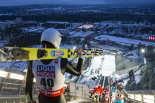 Prevc s 83 metri v kvalifikacijah za las ujel tekmo v Falunu