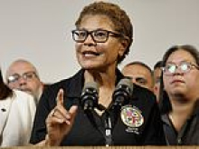 LA Mayor Karen Bass accused of telling shocking lie about first house rebuilt in fire-ravaged Pacific Palisades