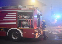 POŽAR U PROMENADI U NOVOM SADU Na licu mesta vatrogasci i ekipa Hitne pomoći 