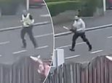 Facing jail, Albanian thug who chased police officer with a chainsaw