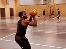 Basketball player, 27, accused of murdering man in student accommodation came to Britain a child refugee from war-torn Congo