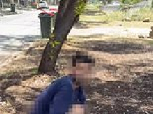 Shocking moment furious Aussie confronts man caught using suburban street as a toilet in broad daylight