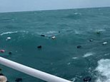 Tourists' luggage is swept out to sea after shocking blunder - with holidaymaker blaming Thai ferry's 'incompetent crew'