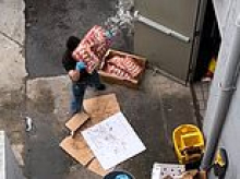 Acclaimed restaurant where worker was filmed bashing meat against filthy sidewalk set to REOPEN despite discovery of cockroaches in its kitchen