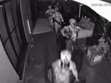 Mystery police raid on a Mt Egerton home sparks new Dezi Freeman fears - after a dozen VERY heavily armed officers are caught on camera prowling around a property in the dark