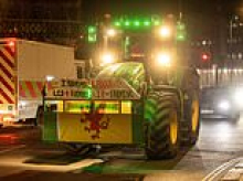 Furious farmers defy tractor ban as they drive to Westminster in protest over Rachel Reeves' Budget
