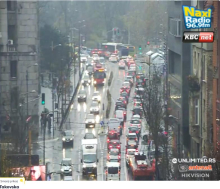 SUSNEŽICA, KIŠA I KOLAPS U BEOGRADU: Vozila mile, gužve na sve strane! U ovim delovima grada najkritičnije (foto)