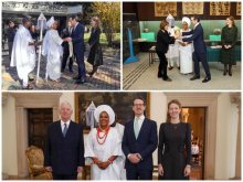 Princ Filip ugostio kraljicu Nigerije: Njeno veličanstvo darovala Srbiji simbol drevne afričke civilizacije (Foto)