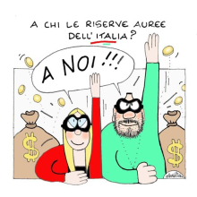 L’oro di Bankitalia: la vignetta di ElleKappa