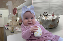 Srce puca! Beba Nina dobila visoku temperaturu pa umrla, a sada bi napunila godinu dana: Mama joj spremila tortu i balone - 