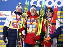 Martin Nyenget in Frida Karlsson zmagovalca Ruke, Anja Mandeljc ujela točke