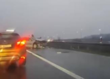 SAOBRAĆAJKA KOD IKEE, STVARAJU SE ZASTOJI: Objavljen snimak s mesta nesreće (VIDEO)