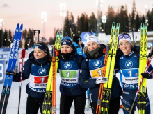 Francozinjam uvodna štafeta sezone, Slovenke 12.