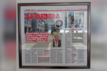 Sećanje nije izbledelo! Kurirov tekst o legendarnoj kafe kuvarici krasi zid Palate pravde