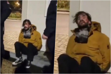 OBJAVLJEN SNIMAK BLOKADERA KOJI JE NOŽEM IZBO ČOVEKA ISPRED SKUPŠTINE! S lisicama na rukama, evo šta je rekao policajcima (VIDEO)