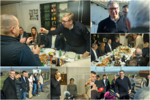 VUČIĆ U MIONICI: SNS uspela da pobedi uprkos nemogućim uslovima i batinašima koje su blokaderi dovodili, nemam novih vesti o NIS-u, sutra imamo veliki sastanak!