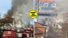 VIDEO Buktinja u Maksimiru: Zapalila se kuća, širi se crni dim
