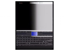 Pametni telefon z ogromno tipkovnico in dvema zaslonoma