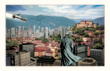 Kako sta videti futuristični Nova Gorica in Gorica? Znanstvenofantastični strip ponuja odgovor.