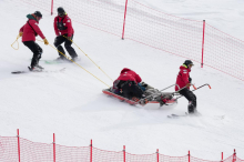 SZS potrjuje, da pri Ažnohu ne gre za hujšo poškodbo glave in vratu