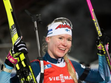 Suvi Minkkinen do premierne zmage, slab strelski dan Slovenk