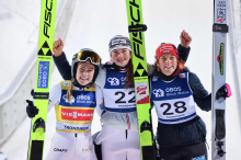 Nordische Kombination: 17-jährige Katharina Gruber holt Sensationssieg