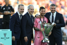 Messi z dvema podajama popeljal Miami do zgodovinskega naslova