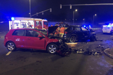 Unfall bei A2-Auffahrt Raaba: Vier Verletzte, darunter ein Baby