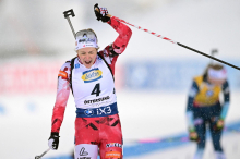 Biathlon-Weltcup: Lisa Hauser jubelt in der Verfolgung über den Sieg