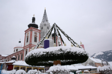 Wie die Mariazeller Basilika das erste Motiv der Schneekugel wurde