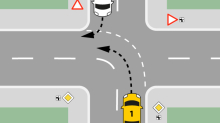 Verkehrswissen: Quiz: Wie gut kennen Sie die Verkehrsschilder? Wer hat hier Vorfahrt?