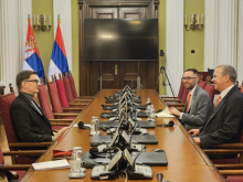 MILENKO JOVANOV SA PREDSTAVNICIMA AMBASADE VELIKE BRITANIJE: Razgovor o radu Narodne skupštine