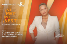 DA LI EVROPA ULAZI U NAJOPASNIJU VOJNU TRKU DECENIJE?- u današnjoj emisiji “NI 5 NI 6”
od 16.00