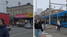 VIDEO Kaos na Savskoj! Kamion potrgao vodove! Tramvaji stoje
