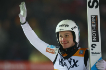 Slovenska skakalna reprezentanca v Engelberg po nove uspehe