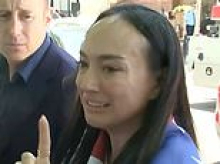 Tense scenes outside funeral for youngest victim of Bondi Beach shooting Matilda - as emotional protester slams Anthony Albanese: 'Must resign'