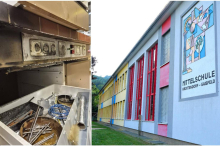 Krottendorf: Brandeinsatz im Physiksaal der Mittelschule Krottendorf