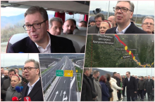 UŽIVO VUČIĆ NA NOVOJ DEONICI MORAVSKOG KORIDORA: Izgleda čudesno! Za vozače otvara se sutra ujutru tačno u 8! Sve besplatno do Malog Božića - Srpske nove godine