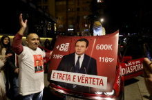 Vzporedne volitve: Zmaga se obeta stranki Samoopredelitev premierja Albina Kurtija