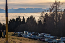 Großer Ansturm: Polizei musste auf Magdalensberg Verkehr regeln