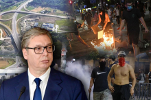 GODINA BLOKADERSKOG NASILJA I POBEDA MIRA! Dok su blokaderi terorisali građane, lomili i palili, Vučić otvarao puteve, fabrike i povećavao penzije i plate