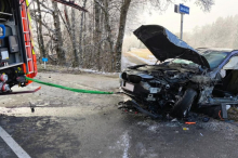 Frontale Kollision: Vier Verletzte nach Verkehrsunfall im Krankenhaus