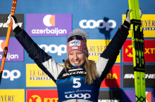 Langlaufen: Teresa Stadlober lief bei Tour de Ski erneut aufs Podest