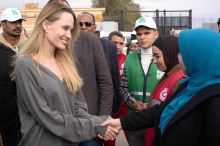 Hollywoodstar: Angelina Jolie besuchte Grenzübergang nach Gaza