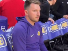 Luka Dončić je blestel že pred tekmo #video