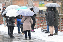 Največ snega bo danes zapadlo v južni Sloveniji, lahko tudi od 10 do 20 centimetrov
