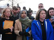 Dramatic standoff in Minnesota as federal agents with weapons drawn square up to Ilhan Omar's 'woke army' with tensions set to boil over