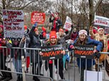 Nearly 16,000 nurses at New York City's largest private hospitals are preparing mass strike over pay